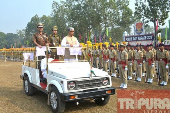 Tripura police week begins at Monoranjan Debbarma Memorial Stadium